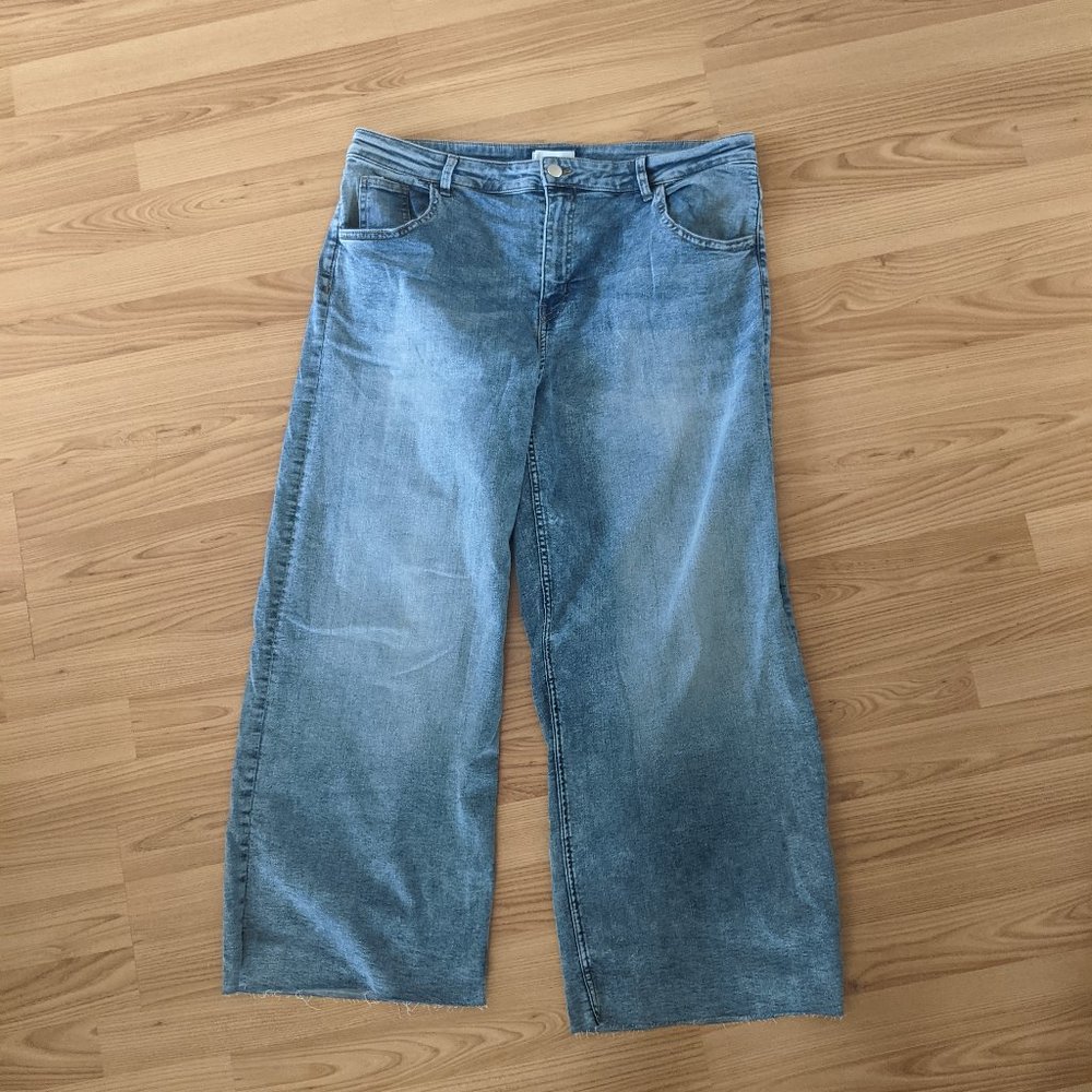 High-Waisted Wide Leg Jeans